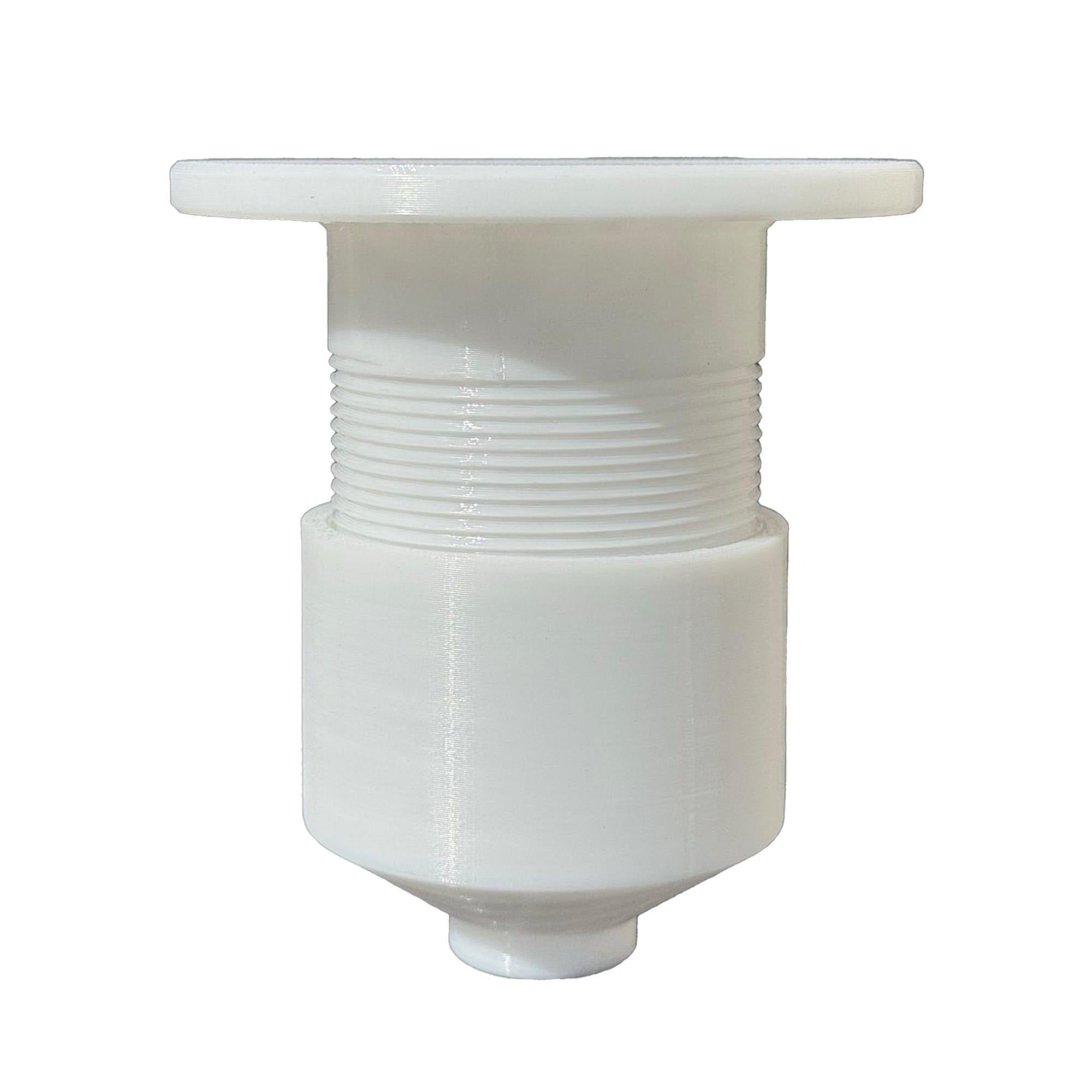 adjustable golf cup insert with no turf on top on white background